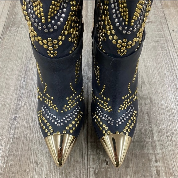 JEFFREY CAMPBELL  LISA MARIE BOOTS 7 - Picture 2 of 5